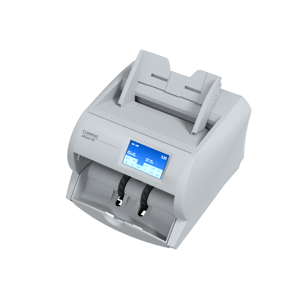 Image of JetScan iFX Money Counter from left side  